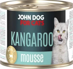John Dog Adult Kangaroo Mousse Mokra Karma dla kota op. 200g Pakiet 6szt.