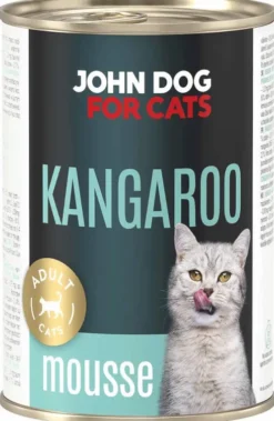 John Dog Adult Kangaroo Mousse Mokra Karma dla kota op. 400g