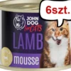 John Dog Adult Lamb Mousse Mokra Karma dla kota op. 200g Pakiet 6szt.