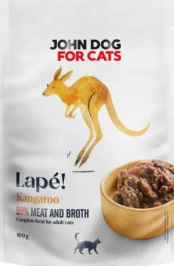 John Dog Adult Lapé Kangur Mokra Karma dla kota op. 100g