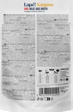 John Dog Adult Lapé Kangur Mokra Karma dla kota op. 100g