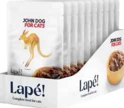 John Dog Adult Lapé Kangur Mokra Karma dla kota op. 100g Pakiet 10szt.