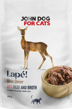 John Dog Adult Lapé Sarna Mokra Karma dla kota op. 100g Pakiet 10szt.
