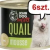 John Dog Adult Quail Mousse Mokra Karma dla kota op. 200g Pakiet 6szt.