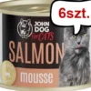 John Dog Adult Salmon Mousse Mokra Karma dla kota op. 200g Pakiet 6szt.