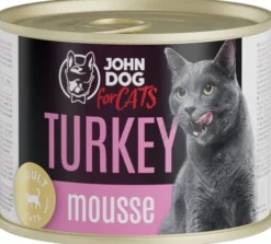 John Dog Adult Turkey Mousse Mokra Karma dla kota op. 200g