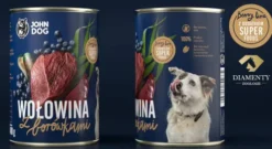 John Dog Berry line Adult Wołowina z borówką Mokra Karma dla psa op. 400g Pakiet 6szt.