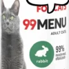 John Dog 99 Menu Adult Rabbit Mokra Karma dla kota op. 400g Pakiet 6szt.
