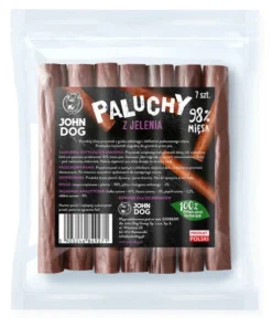 John Dog Premium Przysmak Paluchy z jelenia dla psa op. 7szt.