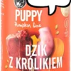 John Dog Pumpkin line Puppy Dzik z królikiem i dynią Mokra Karma dla psa op. 400g Pakiet 6szt.
