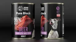 John Dog Pure Black Adult Deer Mokra Karma dla psa op. 400g