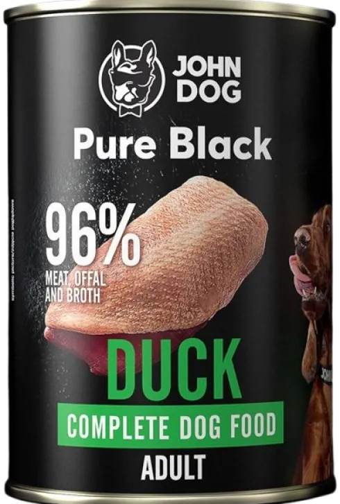 John Dog Pure Black Adult Duck Mokra Karma dla psa op. 400g