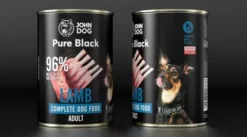 John Dog Pure Black Adult Lamb Mokra Karma dla psa op. 400g Pakiet 6szt.