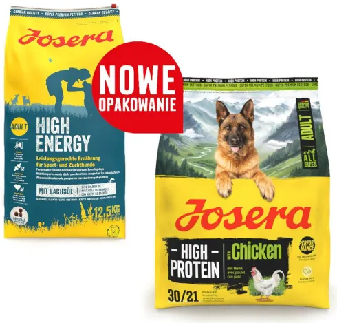 Josera Adult High Protein Chicken Sucha Karma dla psa op. 12.5kg + Josera Meatlovers 6x400g GRATIS