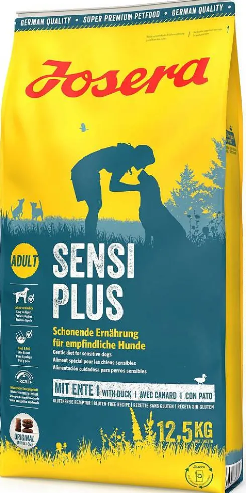 Josera Adult SensiPlus Sucha Karma dla psa op. 12.5kg + Josera Meatlovers 6x400g GRATIS