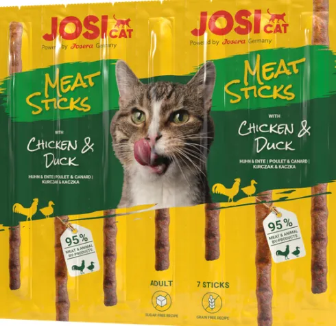 Josera Josicat Meat Sticks Chicken&Duck Przysmak dla kota op. 35g
