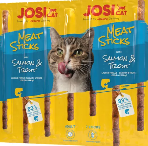 Josera Josicat Meat Sticks Salmon&Trout Przysmak dla kota op. 35g