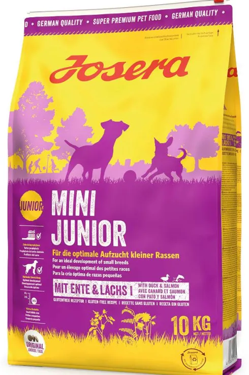 Josera Junior Mini Duck&Salmon Sucha Karma dla szczeniaka op. 10kg