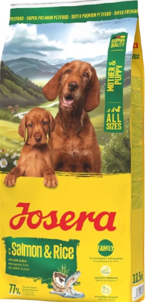 Josera Mother&Puppy Salmon&Rice Sucha Karma dla szczeniaka op. 12.5kg MEGA-PAK