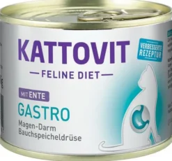 Kattovit Feline Diet Gastro z kaczką (Ente) Mokra Karma dla kota op. 185g