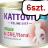 Kattovit Feline Diet Niere/Renal z indykiem (Pute) Mokra Karma dla kota op. 185g Pakiet 6szt.