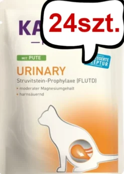 Kattovit Feline Diet Urinary z indykiem (Pute) Mokra Karma dla kota op. 85g Pakiet 24szt.