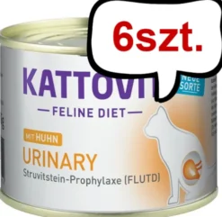Kattovit Feline Diet Urinary z kurczakiem (Huhn) Mokra Karma dla kota op. 185g Pakiet 6szt.
