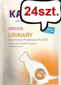 Kattovit Feline Diet Urinary z łososiem (Lachs) Mokra Karma dla kota op. 85g Pakiet 24szt.