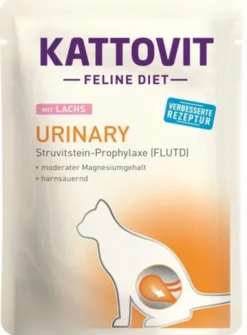 Kattovit Feline Diet Urinary z łososiem (Lachs) Mokra Karma dla kota op. 85g Pakiet 24szt.
