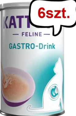 Kattovit Feline Gastro-Drink Kurczak Mokra Karma dla kota poj. 135ml Pakiet 6szt.