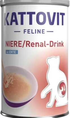 Kattovit Feline Niere/Renal-Drink Kaczka Mokra Karma dla kota poj. 135ml