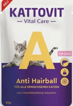 Kattovit Vital Care Anti Hairball z łososiem (Lachs) Mokra Karma dla kota op. 85g