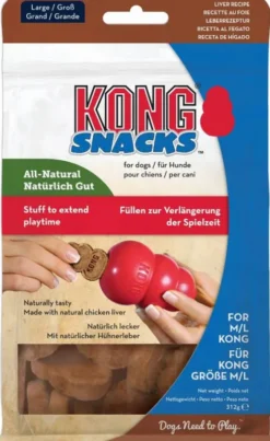 Kong Ciastka Snacks rozm. L Wątróbka dla psa op. 312g nr kat. XP1E
