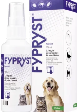 KRAKA Fypryst Spray na kleszcze i pchły dla psa i kota op. 100ml