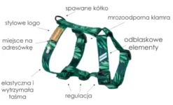 Lauren Design Szelki Guard dla psa rozm. XL kolor zielony Forest nr kat. 22043100 WYPRZEDAŻ OSTATNIA SZTUKA