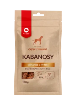 Maced Kabanosy Wołowe z Ryżem dla psa op. 100g