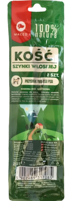 Maced Kość z szynki włoskiej dla psa op. 2szt