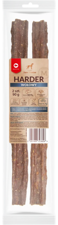 Maced Naturel Harder wołowy dla psa rozm. M 2szt.