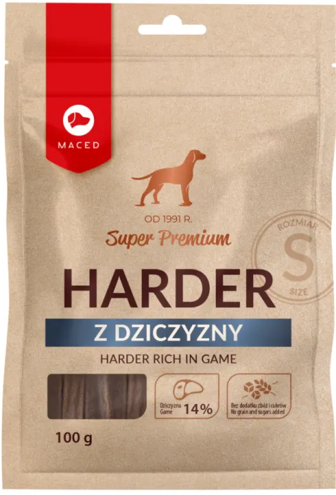 Maced Naturel Harder z dziczyzny dla psa rozm. S op. 100g
