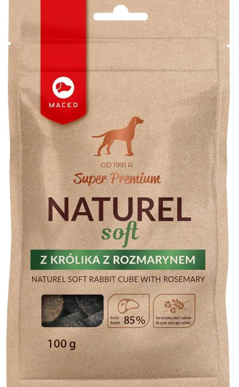 Maced Naturel Soft Królik z rozmarynem dla psa op. 100g