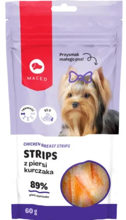 Maced Przysmak Strips z piersi kurczaka dla psa op. 60g