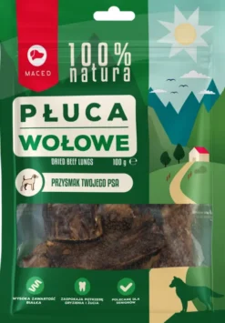 Maced Płuca wołowe przysmak dla psa op. 100g