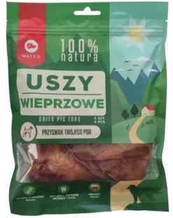 Maced Uszy wieprzowe dla psa op. 2szt.