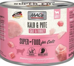 Mac's Adult Cielęcina z indykiem Mokra Karma dla kota op. 200g