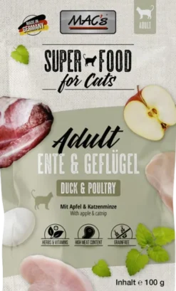 Mac's Adult Kaczka z drobiem Mokra Karma dla kota op. 100g