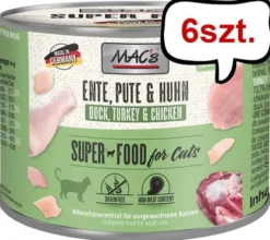 Mac's Adult Kaczka z indykiem i kurczakiem Mokra Karma dla kota op. 200g Pakiet 6szt.