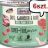 Mac's Adult Kaczka z królikiem i wołowiną Mokra Karma dla kota op. 200g Pakiet 6szt.