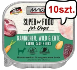 Mac's Adult Królik z dziczyzną i kaczką Mokra Karma dla psa op. 150g Pakiet 10szt.