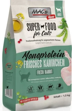 Mac's Monoprotein Adult Rabbit Sucha Karma dla kota op. 1.5kg