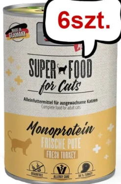 Mac's Monoprotein Indyk Mokra Karma dla kota op. 400g Pakiet 6szt.